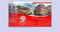 Desktop Screenshot of hotel-loewen-meersburg.de